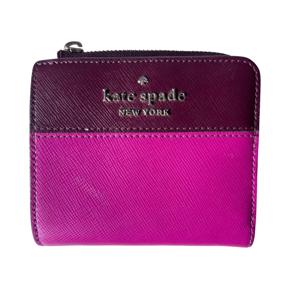 Kate Spade Staci Colorblock Multi Leather‎ Compact Wallet
